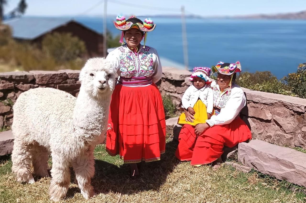 Hospedaje Rural La Florida En Llachon, Titicaca Puno Eksteriør billede